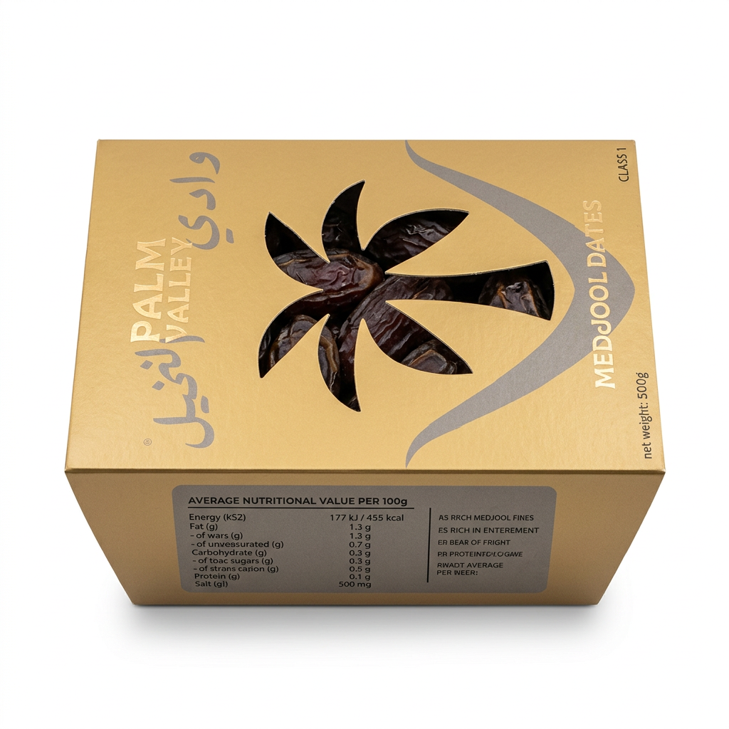 Palm Valley – Prémiové Jordánske Ďatle Medjool (500 g) – Obrázok 2