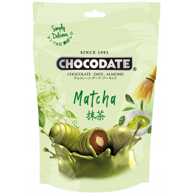 DUBAJ Chocodate - čokodatle s mandľou v Matcha čokoláde, 90g